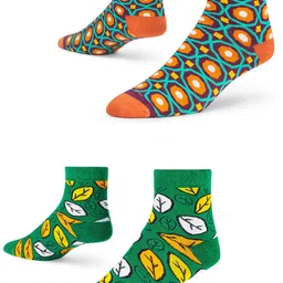 Dynamocks Unisex Pack of 6 Patterned Ankle Length Socks image 3
