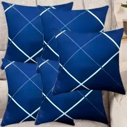 LUXURY Microfibre Solid Cushion Pack of 5-image-13