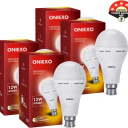 ONIEXO PK-4 12W Emergency Bulb with Rechargeable Battery Backup Smart Bulb-image-13