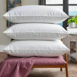 ypoloipo LUXURY Cotton Solid Sleeping Pillow Pack of 4 image 2
