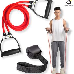 Toning Double, Door Anchor, Exercise Guide Resistance Tube-picture-11