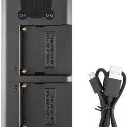 IJJA F970 Dual fast Type c USB cable with LCD display compatible with sony Camera Battery Charger-picture-40