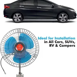 Oscillating Fan 6 Inch 12V Automotive For Car/Truck/Auto rickshaw-PP-155 Car Interior Fan-image-78