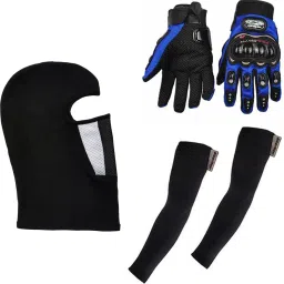 1 Pair Arm Sleeves, 1 Face Mask, 1 Pair Gloves -XL size Combo-image-17