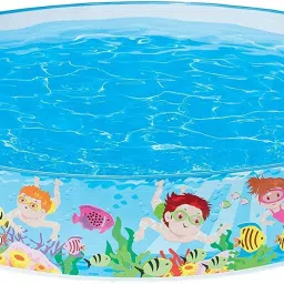 5 Feet Baby Pool Bath Water Tub multi color Inflatable Swimming Pool-40