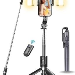 Sconzi Y18s Long Selfie Stick with Tripod and Flash 180cm – Gimbal Head Tripod, Monopod Kit, Tripod Kit-10