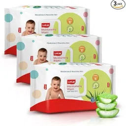 Moisturising Wipes with Aloe Vera Lid (72 Wipes/Pack, Pack of 3)-image-39