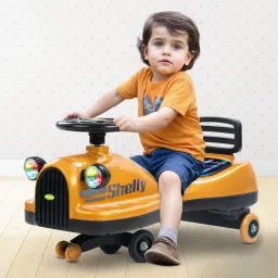 Baby Swing Car for Kids Twister Ride on Toy Car with 360° Rotation, RGB Lights Rideons & Wagons Non Battery Operated Ride On-16