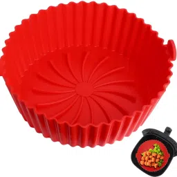 Silicone Baking Tray Pot Food Safe Air Fryer Oven Accessories Air Fryer-image-42