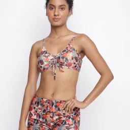 Kadmat Shorts Two Piece Set Printed Women Tankini Multicolor Swimsuit-image-10