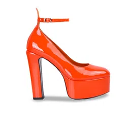 RAG & CO PU Party Platform Pumps with Buckles image 3