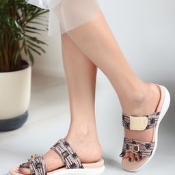 ELLE Textured Open Toe Comfort Heels image 5