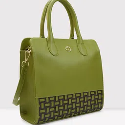 Caprese Textured Structured Handheld Bag image 3