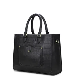 K London Structured Satchel with Cut Work image 3
