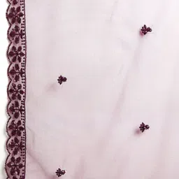 FABPIXEL Embroidered Sequinned Semi-Stitched Lehenga & Unstitched Blouse With Dupatta image 5