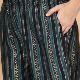 Nayam By Lakshita Floral Printed Regular Thread Work Kurta with Trouser & Dupatta image 3