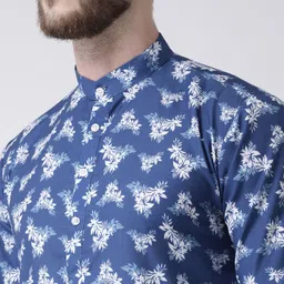 Hangup Men Printed Kurta & Churidar With  Nehru Jacket image 2