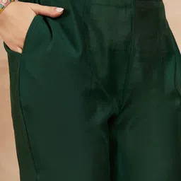 SERONA FABRICS Woven Design Regular Kurta with Trousers & With Dupatta image 2