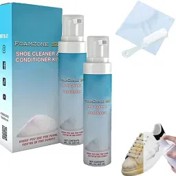 wynyc Shoe Cleaner Kit,Foam Zone White Shoes Cleaner with brush Cleaner-image-2