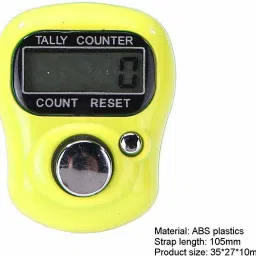 voltegic ® Hand Held Useful Digital Display Knitting Crochet Amigurumi Purple/Green Stich Row Tally Counter Digital Tally Counter image 4