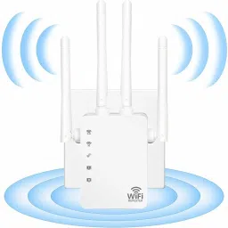 MARS Extender Wireless Range, Broadband/Wi-Fi Extender, Wi-Fi Hotspot with 4 Antenna WiFi Range Extender 2.4 GHz 300 Mbps Wifi Speed Dual Band External Antenna Access Point Mode-12
