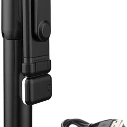 PunnkFunnk R1 Selfie Stick With Flash Tripod with Wireless Remote, Compatible with All Smartphones Bluetooth Selfie Stick-16