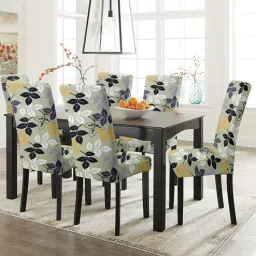 hotkei Green Polycotton Floral 14x18 Inches Chair Covers (Pack of 6)-picture-4
