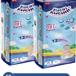 Premium super soft baby diaper with a 3D bubble top (Pack of 2) - XL-image-8