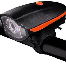 USB Rechargeable, Waterproof Cycle Bright LED Headlight / Front Light with Horn LED Front Light-image-56