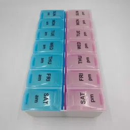 14 Grids 7 Days Weekly AM|PM Medicine Tablet Dispenser Organizer Pill Box-83