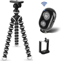 PULTO Gorilla Tripod/Mini Tripod with Phone Mount & Remote for DSLR & Action Cameras Tripod, Monopod, Monopod Kit, Tripod Ball Head, Tripod Bracket, Tripod Clamp, Tripod Kit-21