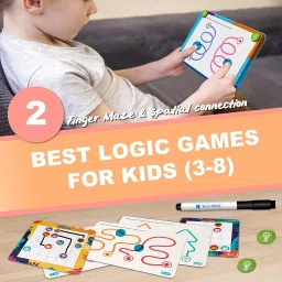kickzu Brain Training book, Memory book Game, Cognitive Skill Development image 4