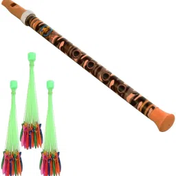 Bansuri Shape Pichkari for Kids Holi & Pool Party(1 Pichkari + 3 Magic Balloon) Water Gun-image-79