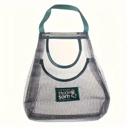Reusable Mesh Bags for Fruit and Vegetable Hanging Storage Grocery Bag Plastic Fruit & Vegetable Basket-image-29