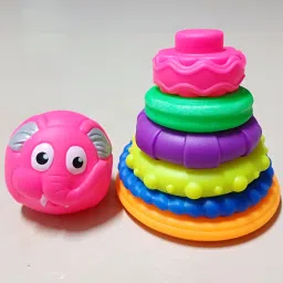 Early Educational Learning Stacking Tower-Multicolor-Stacking RING-38-27
