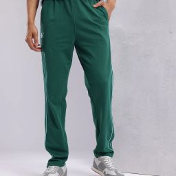 Men Solid Green Track Pants-image-88
