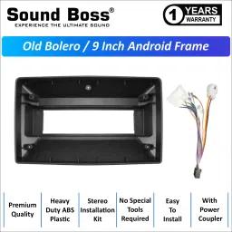 OLD BOLERO 9"Inch Frame for Android Car Stereo-image-9
