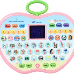 Electronic Apple Shape Laptop For Multifunctional Musical Learning Toy For Kids-image-22