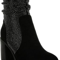 london rag Rhinestone Studded Slouchy Ankle Boots Boots For Women-picture-34