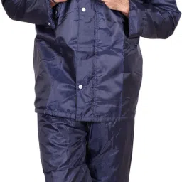 Solid Men Raincoat-image-15