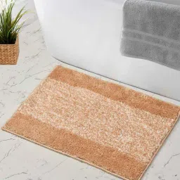 maa home concept Beige Solid Microfiber 16X24 Inches Anti Skid Door Mats-picture-42