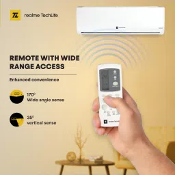 realme techlife 2024 Model 1 Ton 3 Star Split Inverter 4-in-1 Convertible with Rapid Cool Technology Smart AC with Wi-fi Connect- White image 4