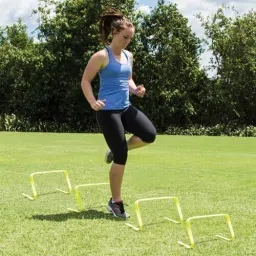 fitfix Hurdles for Field Training and Speed Coordination 9" Plastic Speed Hurdles image 4