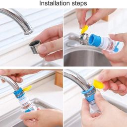 Anti-splash Water Softener For Kitchen Sink Shower |Faucet Extension| Faucet Mount-26