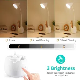 firstlike 360 Degree Flexible Touch Switch Desk Study & Night Lamp with Touch Study Lamp image 2