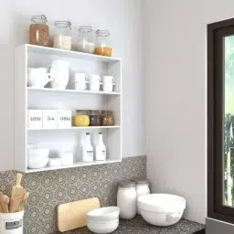 wooden cave Wooden Kitchen Shelf Racks Wall Shelf Rack For Kitchen Storage MDF (Medium Density Fiber) Wall Shelf-picture-16