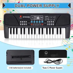 my kafers 37 Keys Piano Electiric Keyboard With Recording And Mic image 5