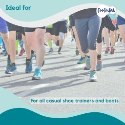 foot vital Memory Foam Shoe Insoles Comfortable Insoles Supports Heel & Arch (Pack of 2) Insole image 5