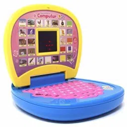 dn export ABCD Learn educational learning kids laptop, led display with music, Multi color image 5