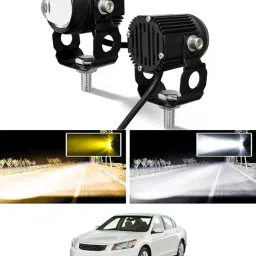 High/Low Beam Amber And White Twin Mini LED Light For Accord Honda 2008 Fog Lamp Car, Motorbike, Truck, Van LED for Honda (12 V, 55 W)-image-74